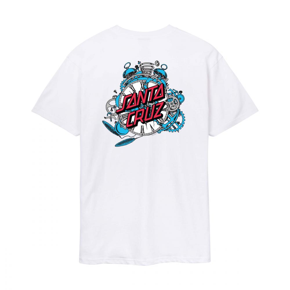 Tee-shirt Santa Cruz Grabke Exploding Dot White