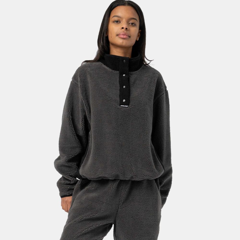 Sweat col rond femme Santa Cruz Sierra Fleece Charcoal / Black