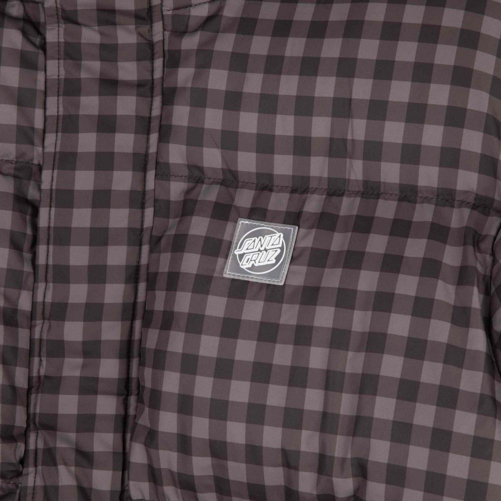 Veste femme Santa Cruz Opus Dot Quilted Brown Gingham