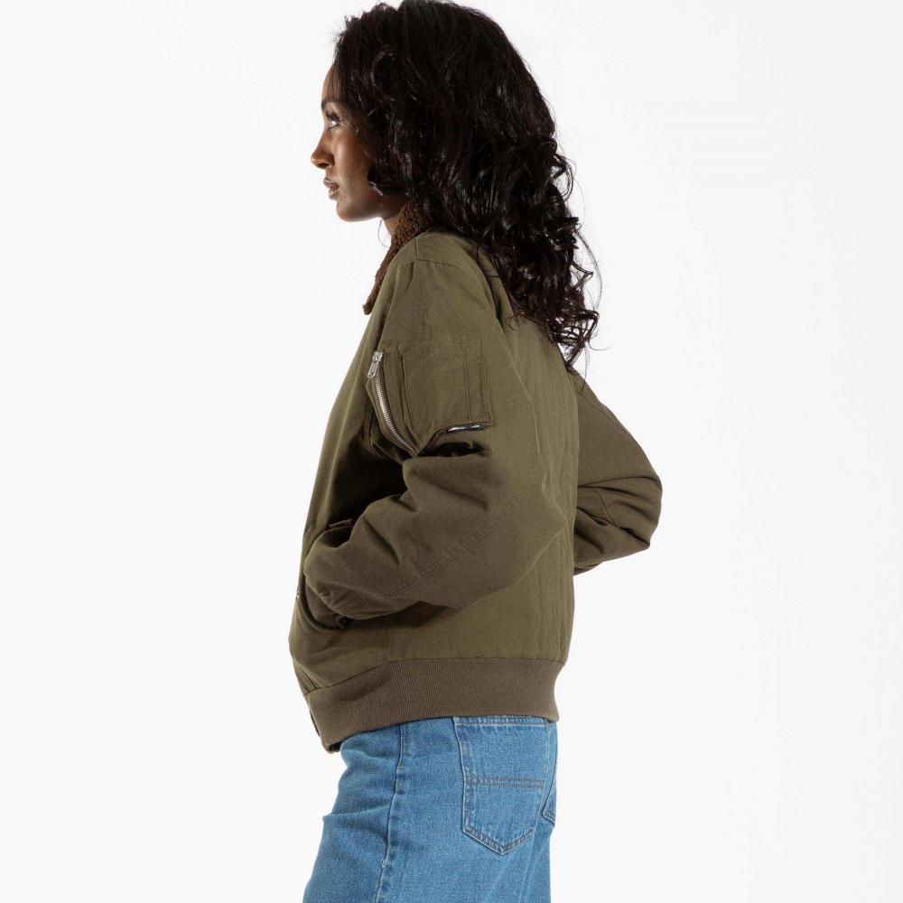 Veste femme Santa Cruz Pilot Bomber Olive