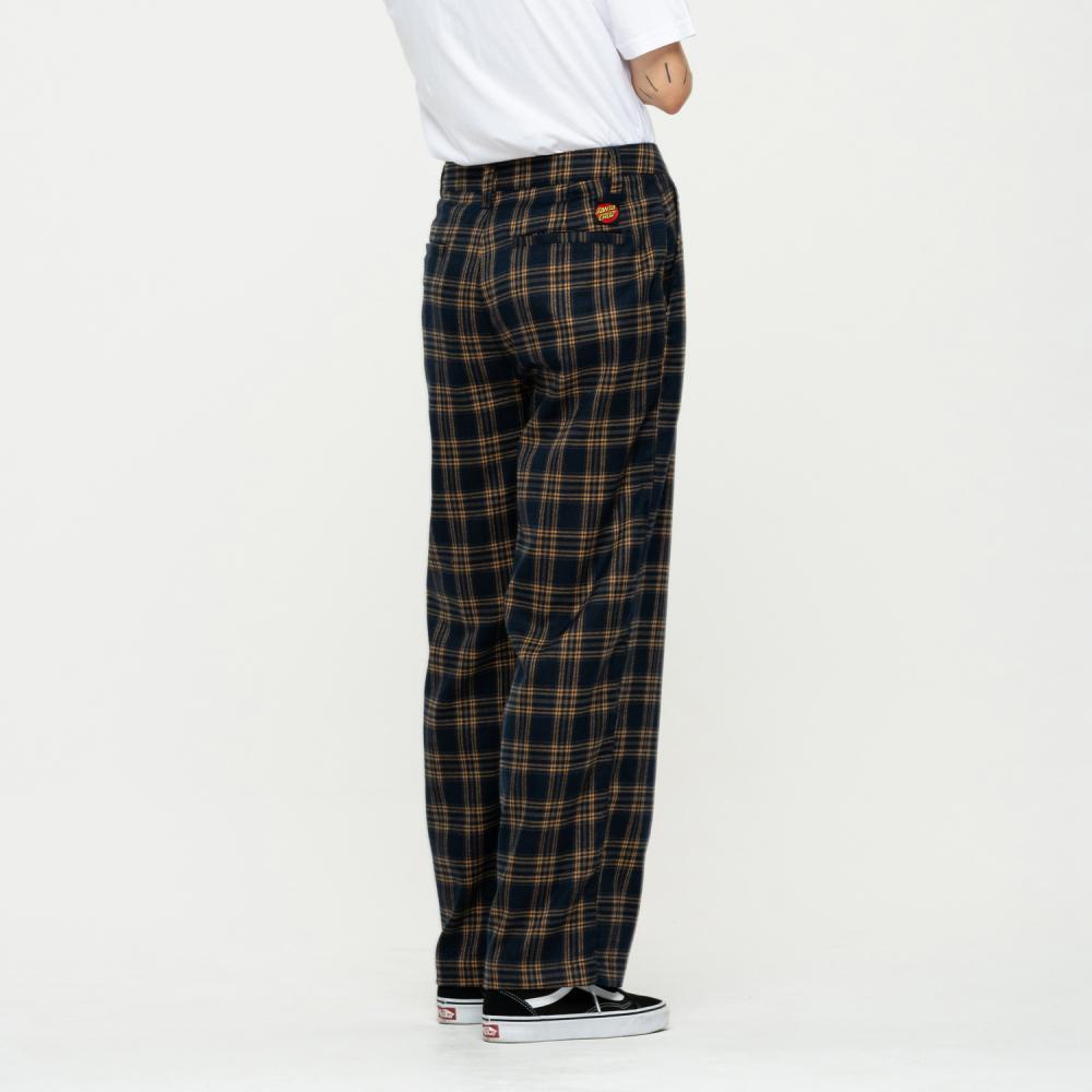 Pantalon femme Santa Cruz Nolan Slouch Navy Check