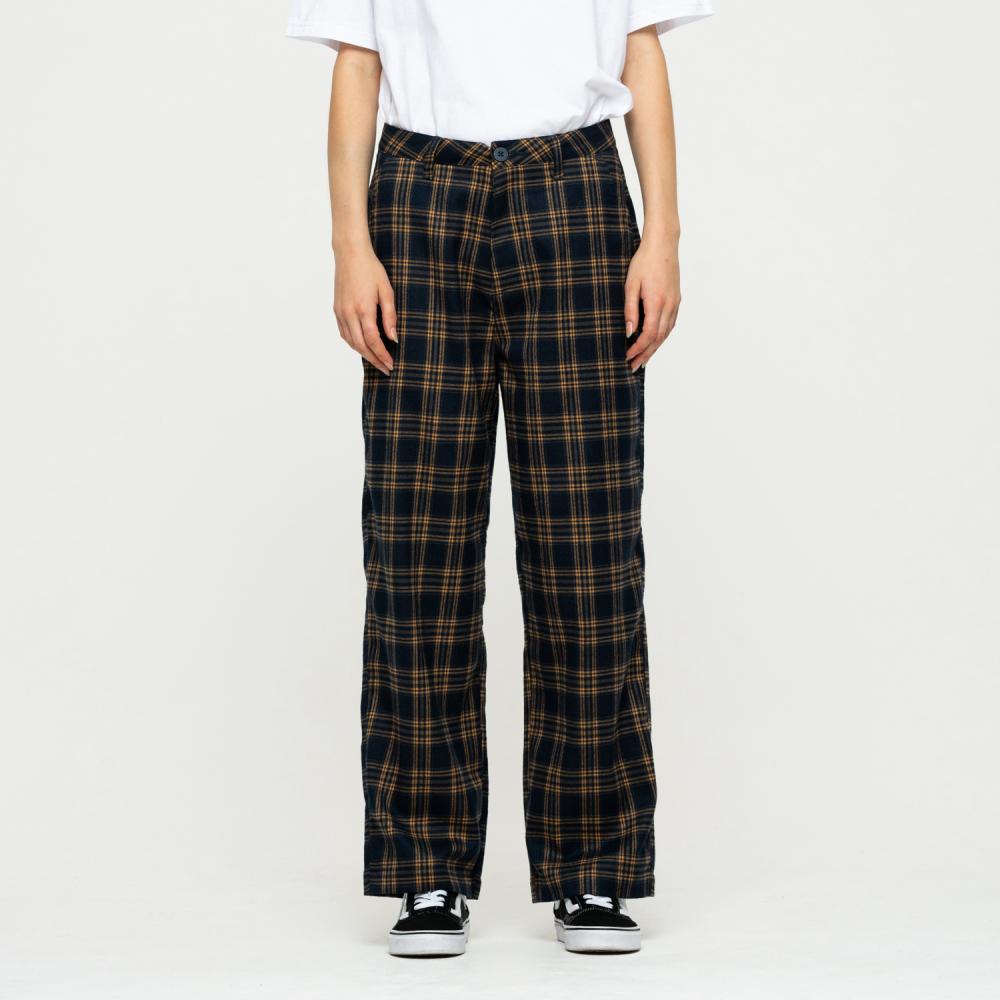 Pantalon femme Santa Cruz Nolan Slouch Navy Check
