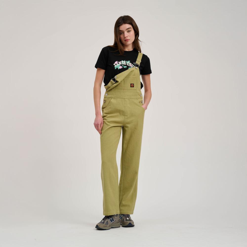 Pantalon femme Santa Cruz Classic Label Dungarees Light Khaki