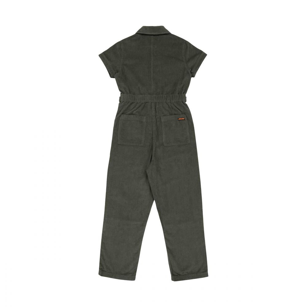 Pantalon femme Santa Cruz Line Up Utility Jumpsuit Dark Moss
