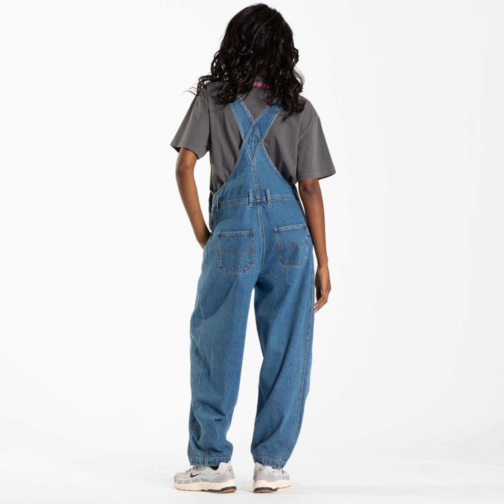 Pantalon femme Santa Cruz Opus Dot Barrel Dungarees Light Blue