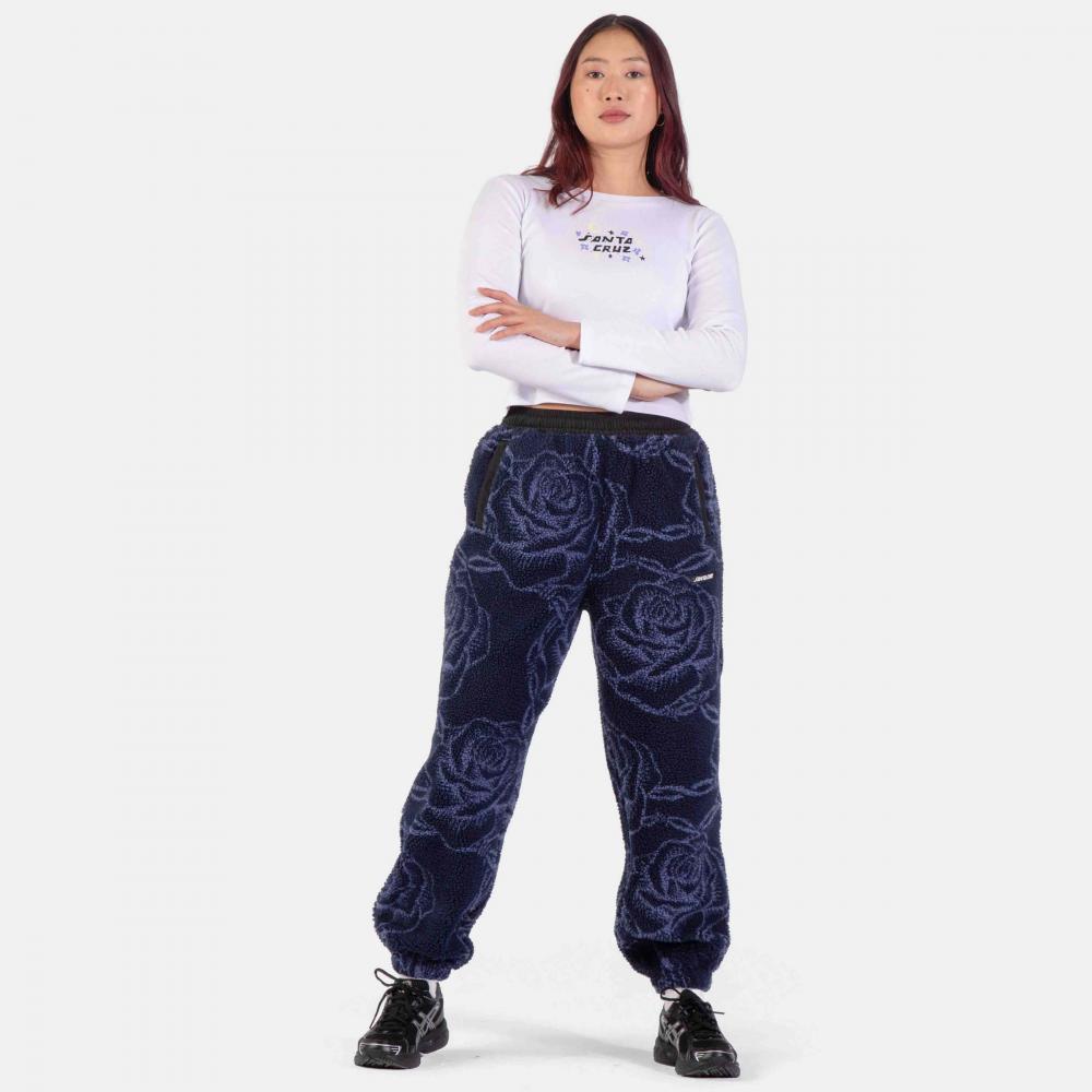 Pantalon de jogging femme Santa Cruz Homebody Navy Roses