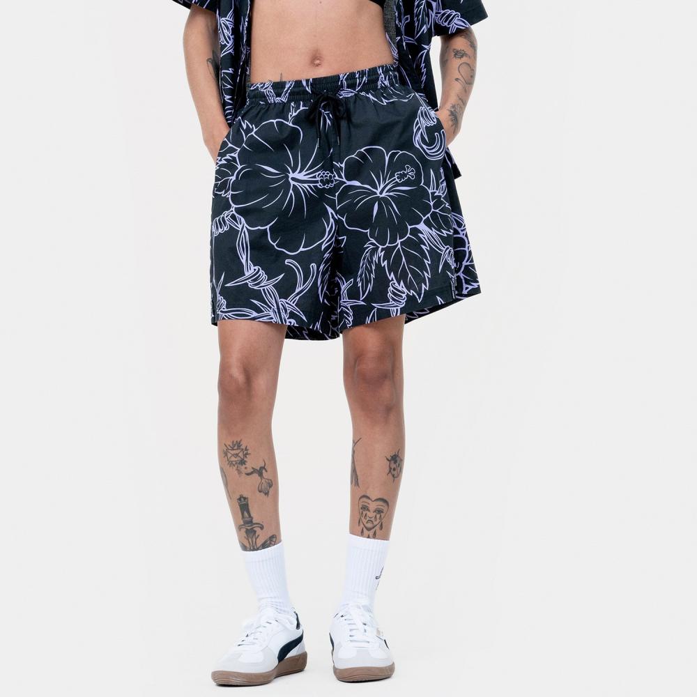 Short femme Santa Cruz Mono Cabana Black / Lavender