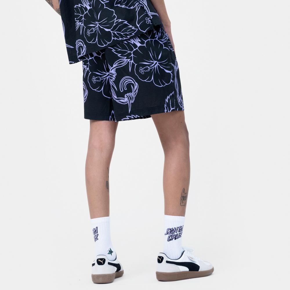 Short femme Santa Cruz Mono Cabana Black / Lavender