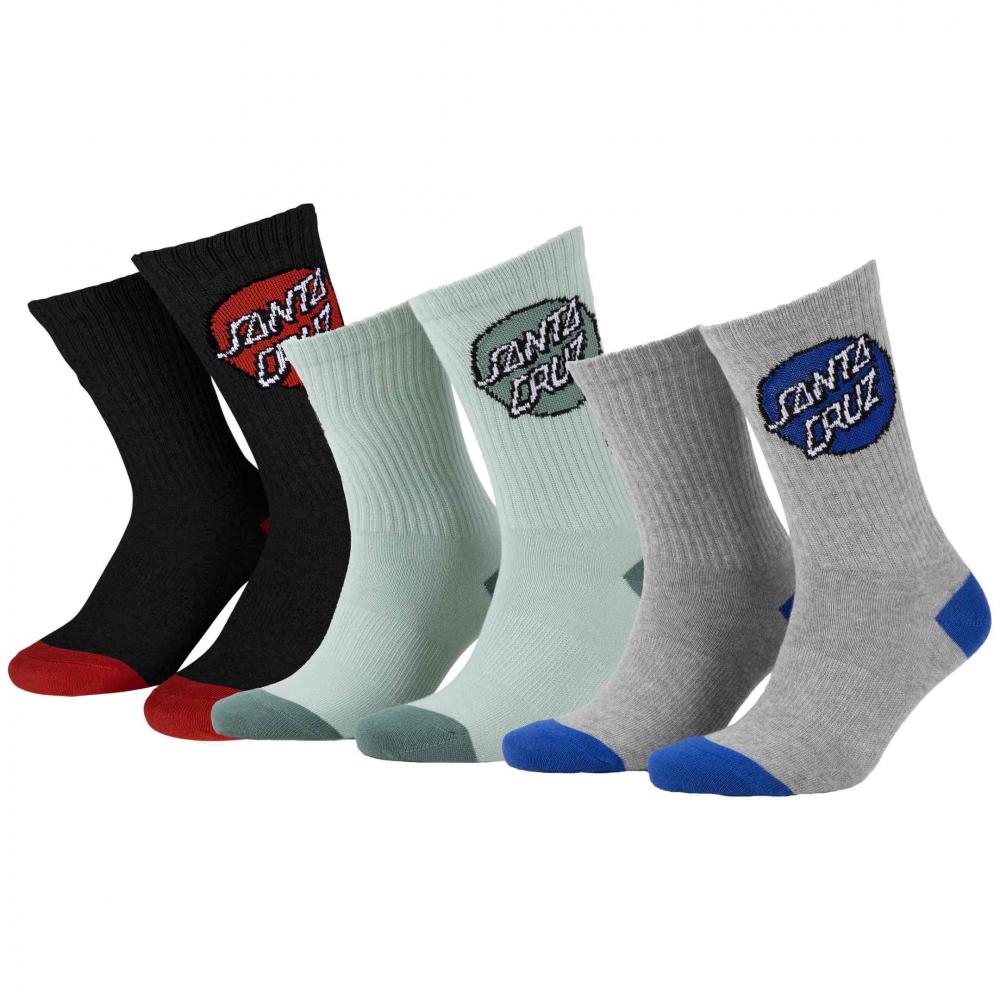 Chaussettes femme Santa Cruz Pop Dot (lot de 3) Assorted HO26