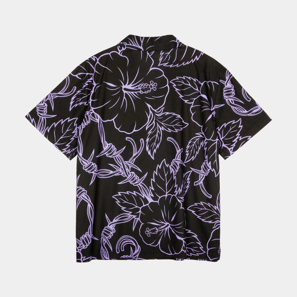 Chemise femme Santa Cruz Mono Cabana Black / Lavender