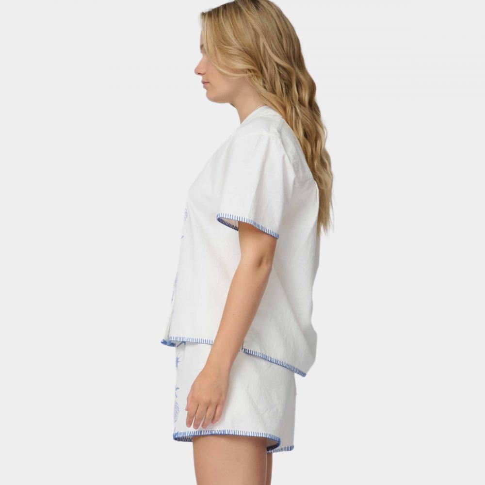 Chemise femme Santa Cruz Reef Off White