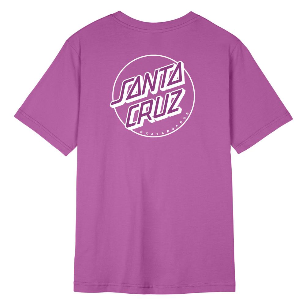 Tee-shirt femme Santa Cruz Partial Dot Hyper Violet
