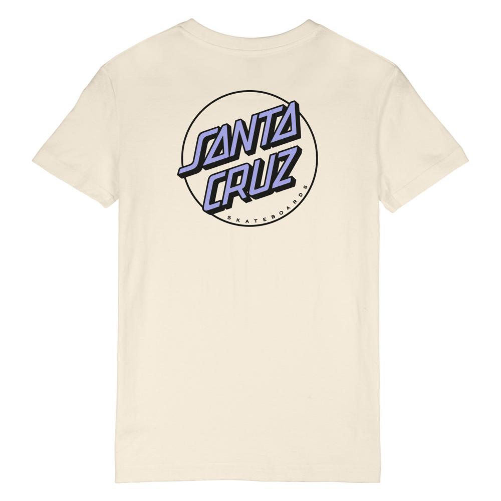 Tee-shirt femme Santa Cruz Partial Dot Chalk