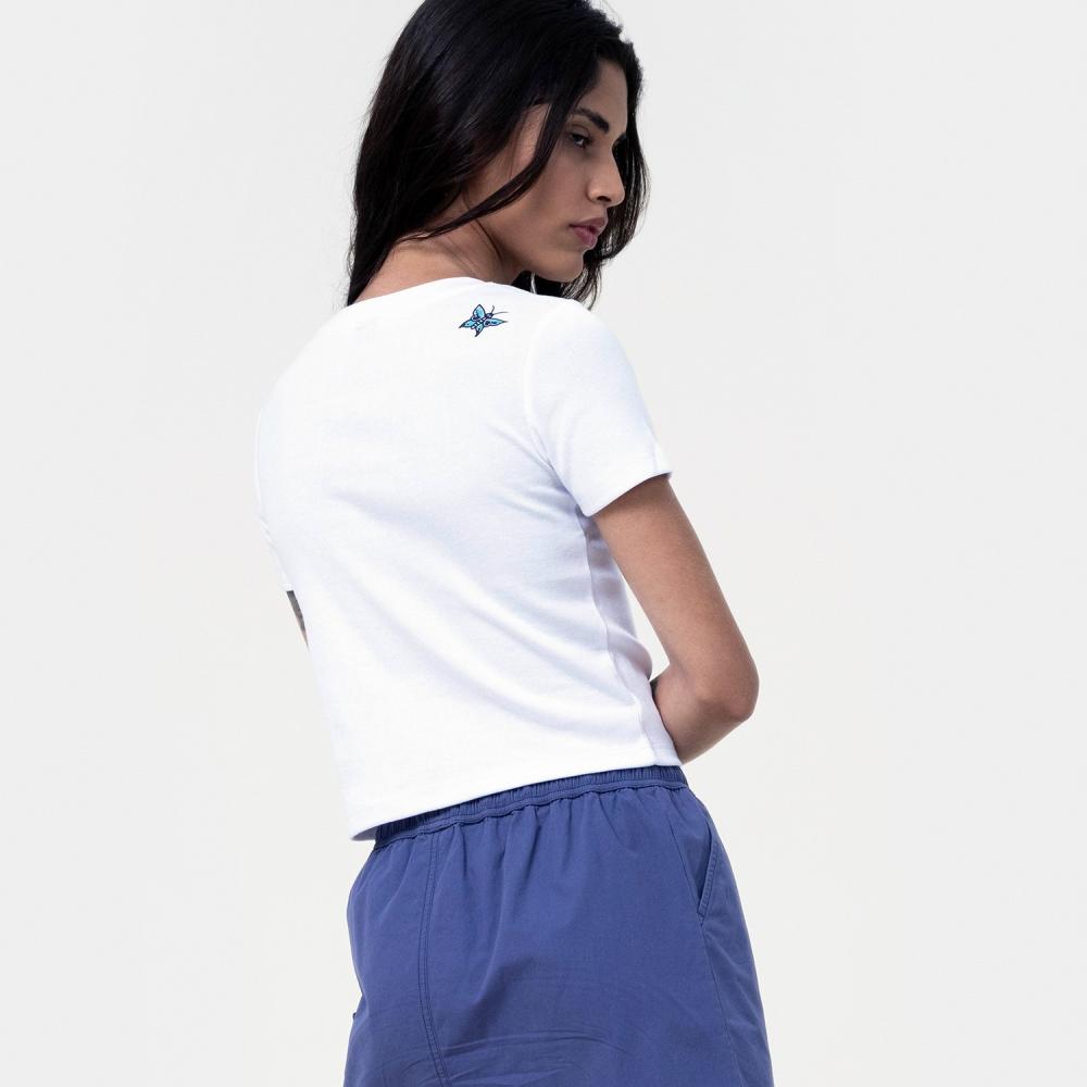 Tee-shirt femme Santa Cruz Flutter Flash White