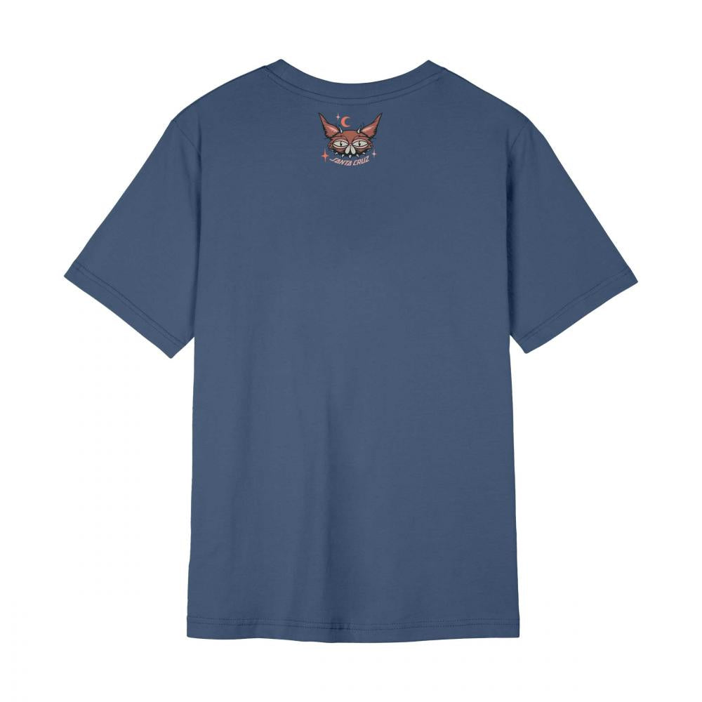 Tee-shirt femme Santa Cruz Night Critter Front Heritage Blue