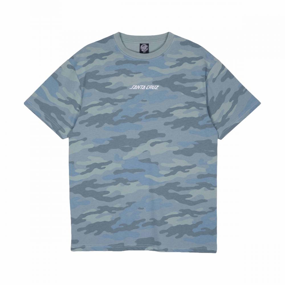 Tee-shirt femme Santa Cruz Strip Emb Blue Camo