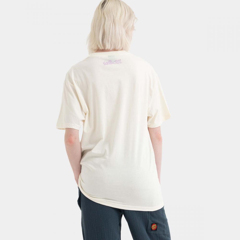 Tee-shirt femme Santa Cruz Dizzy Daisy Front Unbleached Cotton