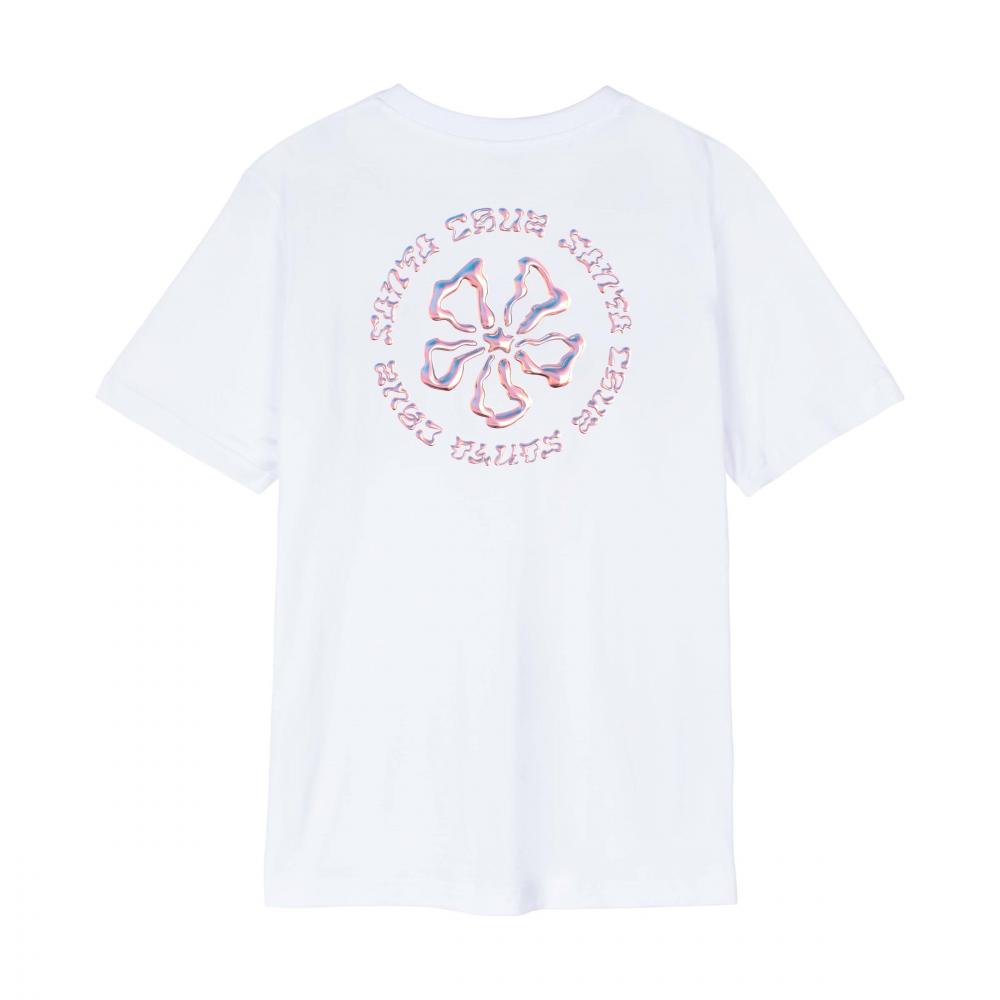 Tee-shirt femme Santa Cruz Chrome Ringed Flower White