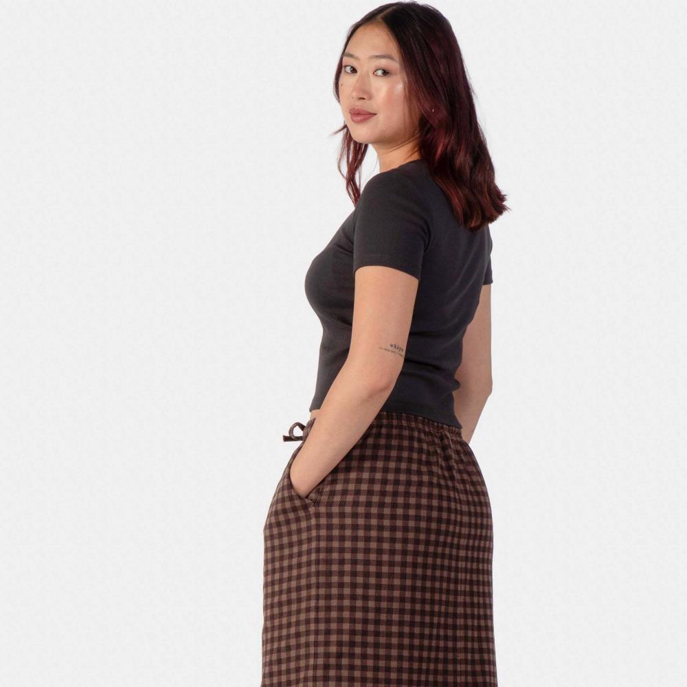 Tee-shirt femme Santa Cruz Balance Black Wash