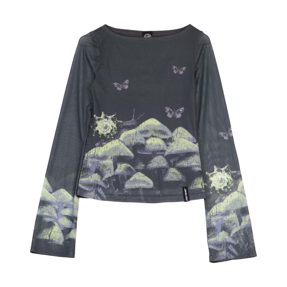 Tee-shirt manches longues femme Santa Cruz Strip Boat Neck Night Visions
