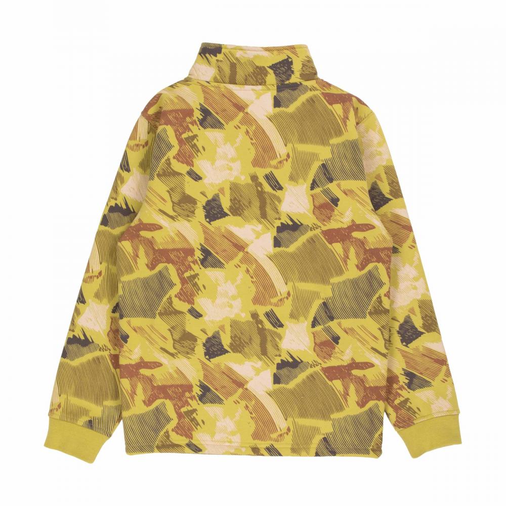 Sweat 1/4 zip enfant Santa Cruz Strip Oval Faded Khaki Camo