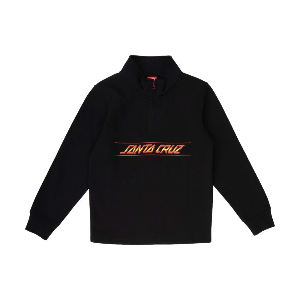 Sweat 1/4 zip enfant Santa Cruz Classic Fade Black