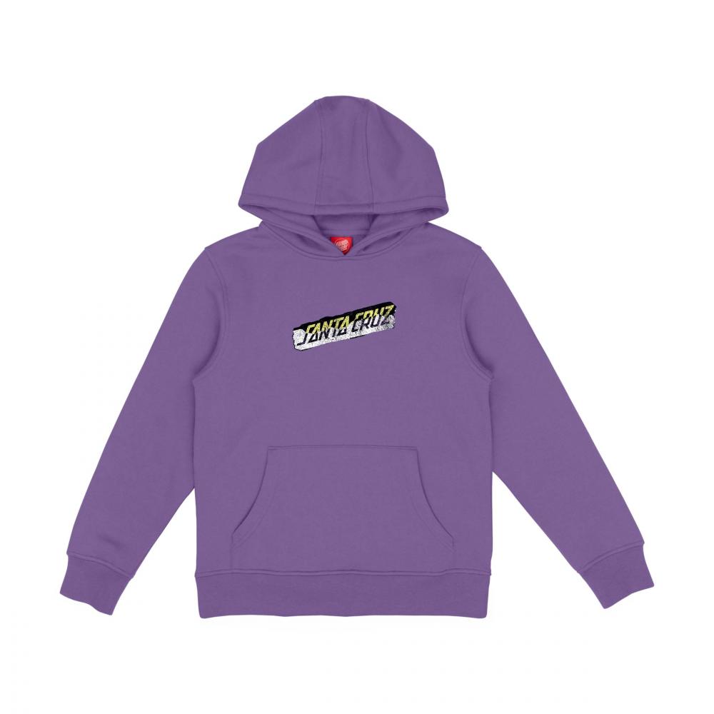 Sweat à capuche enfant Santa Cruz Damaged Hand Fresh Purple