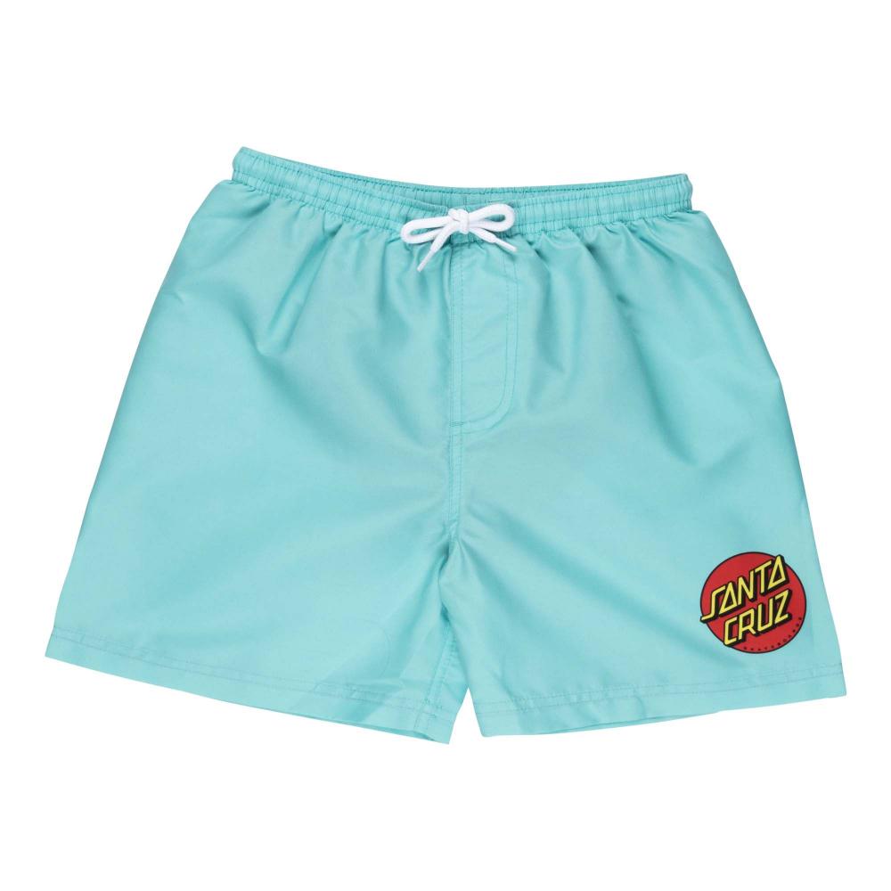 Short de bain enfant Santa Cruz Classic Dot Pool Blue