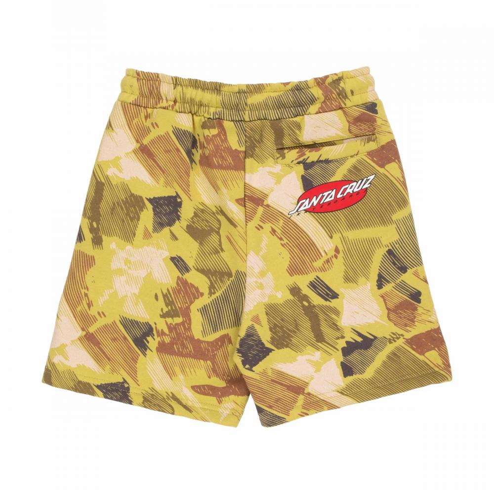 Short de bain enfant Santa Cruz Strip Oval Faded Khaki Camo