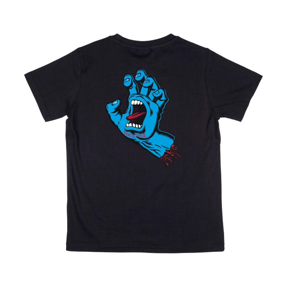 Tee-shirt enfant Santa Cruz Screaming Hand Chest Black