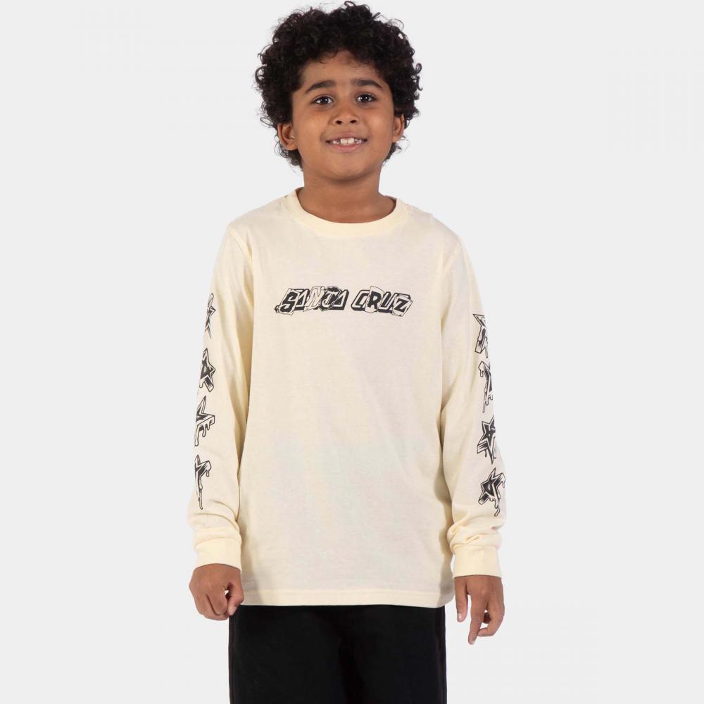 Tee-shirt manches longues enfant Santa Cruz Pay Off Strip Wax Paper