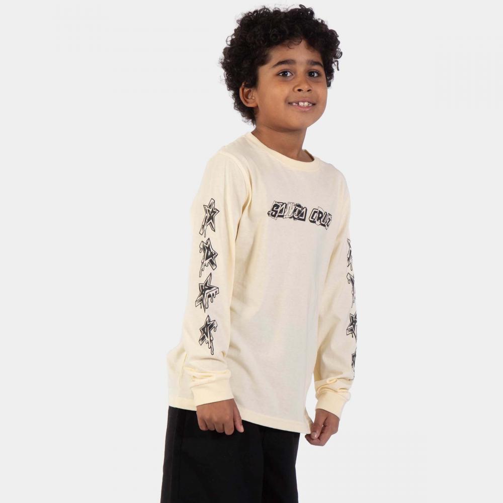 Tee-shirt manches longues enfant Santa Cruz Pay Off Strip Wax Paper