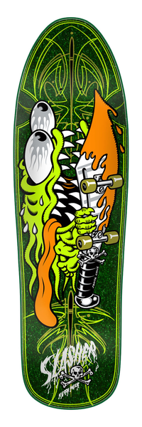 Santa Cruz Deck Meek Pinstripe Slasher Green