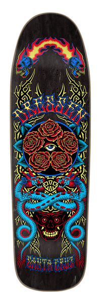 Planche de skateboard Santa Cruz Dressen Rose Crew Five Shaped 9,3"