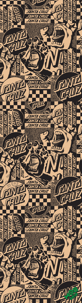 Santa Cruz Grip Plaque Mob Flier Collage Hand Clear