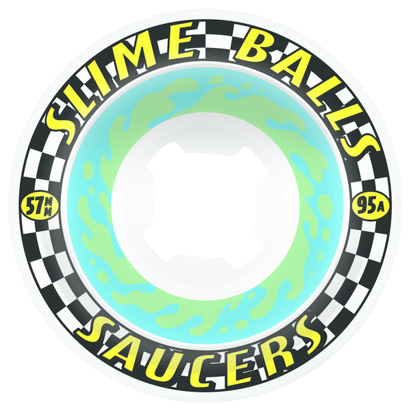 Slime Balls Wheels (Jeu De 4) 57Mm Saucers 95A