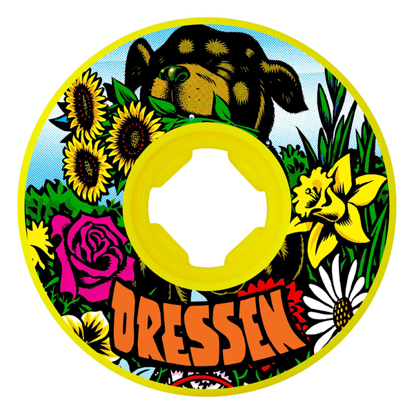 Slime Balls Wheels (Jeu De 4) 55Mm Dressen Pup Vomit Grn 97A