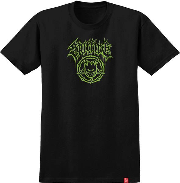 Spitfire T-Shirt Basic Pentagram Drip Ss Black