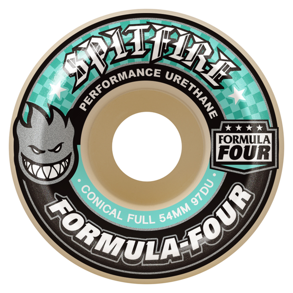 Spitfire Wheels (Jeu De 4) 54Mm F4 97D Conical Full Natural