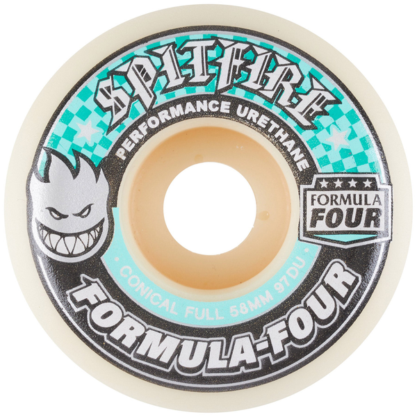 Spitfire Wheels (Jeu De 4) 58Mm F4 97D Conical Full Natural