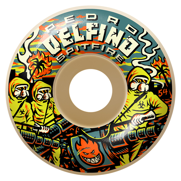 Spitfire Wheels (Jeu De 4) 54Mm F4 99D Delfino Clsc Natural