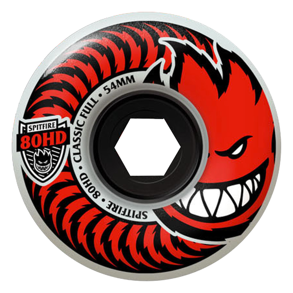 Spitfire Wheels (Jeu De 4) 54Mm 80Hd Classic Full Natural