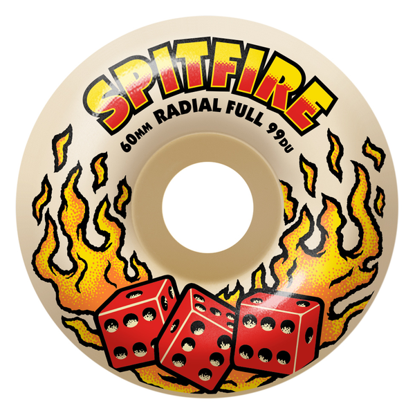 Roues de skate Spitfire 60 mm F4 99D Hot Hand Radial Full