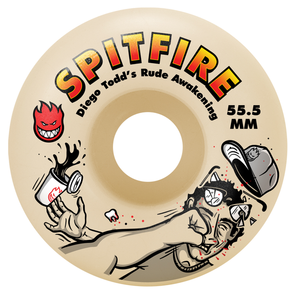 Roues de skate Spitfire 55,5 mm F4 99D Diego Rude Classic