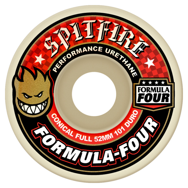 Spitfire Wheels (Jeu De 4) 52Mm F4 101D Conical Full