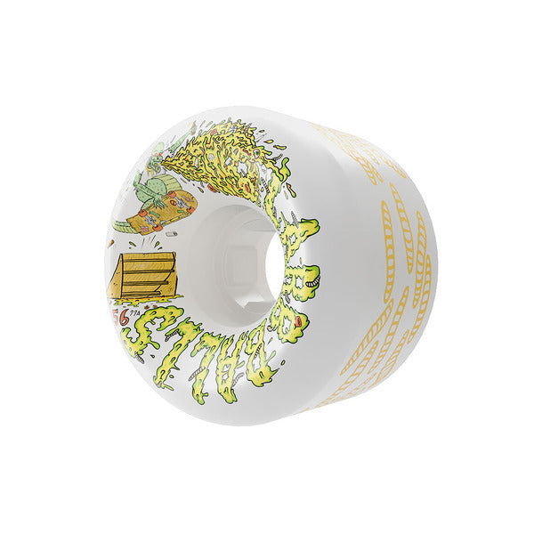 Roues de skate Slime Balls 56 mm Balls Hitz White Full Combo 99A