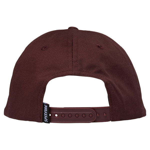 Spitfire Cap Bighead Snapback Dark Red Black