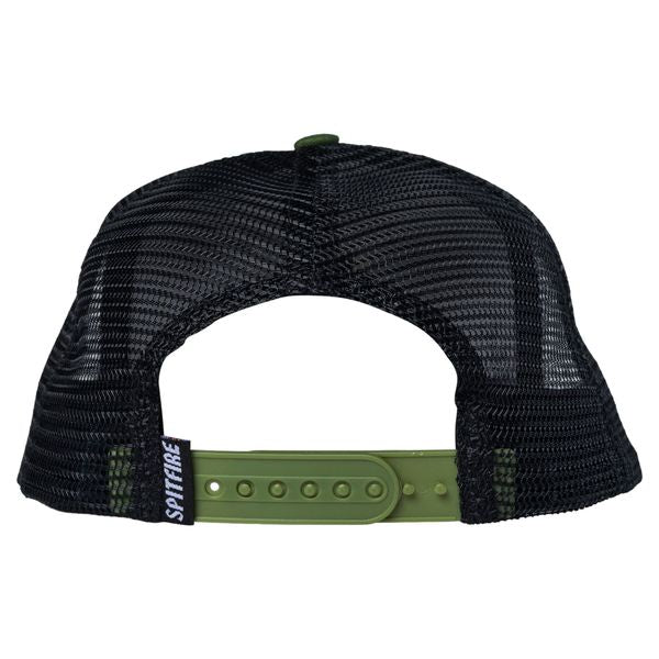 Casquette snapback Spitfire Bighead Olive Black