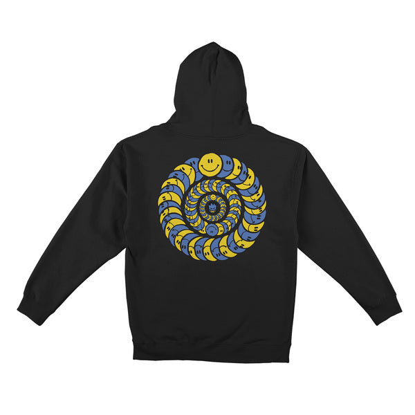 Spitfire Sweat Happy Classic Hood Black