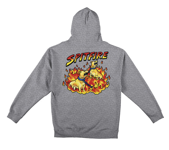 Spitfire Sweat Hell Hounds Ii Hood Heather Grey